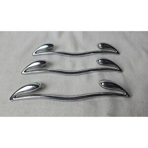 Metal Drawer Pulls 5 3/4" Long Set Of 3 Salvage Cabinet Handles
